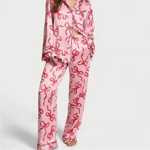 Victoria's Secret Pink and Red Pajama Set